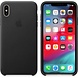 Apple Apple iPhone XS Max Leather Case Zwart Apple Apple iPhone XS Max Leather Case Zwart