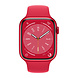 Apple Apple Watch Series 8 (GPS) Red Alu 45mm met Red Sportbandje Apple Apple Watch Series 8 (GPS) Red Alu 45mm met Red Sportbandje