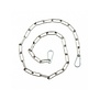 Metalen Ketting met Karabijnhaken - 100cm
