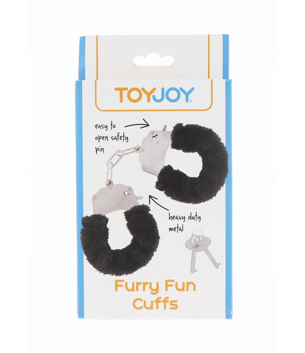 ToyJoy Furry fun cuffs - Black