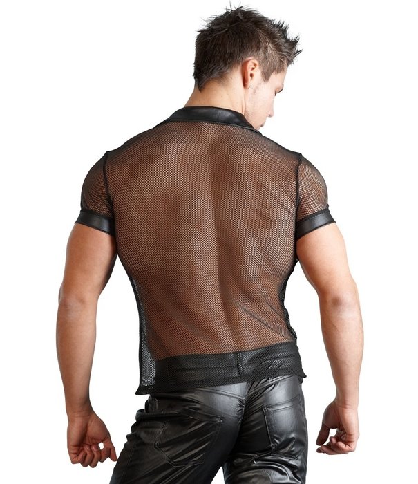 Svenjoyment Net shirt met kraag