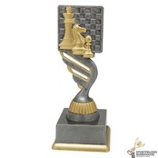 Voordelige Schaken trofee met een antiek look