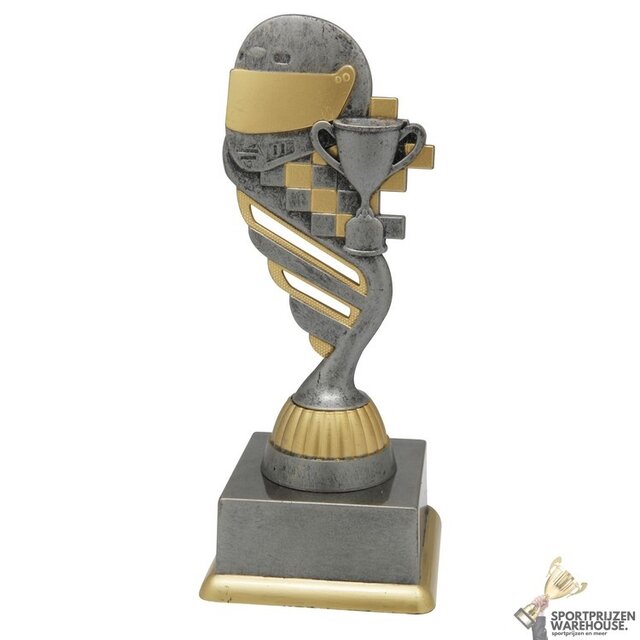 Voordelige Race trofee met een antiek look Voordelige Race trofee met een antiek look