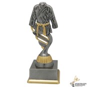 Voordelige Judo trofee met een antiek look