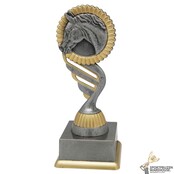 Voordelige Paardensport trofee met een antiek look