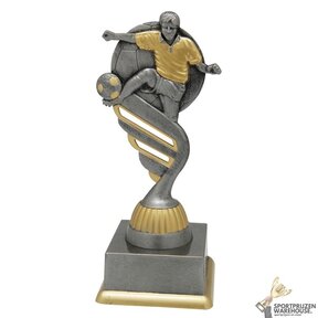Voordelige Voetbal trofee met een antiek look - SS1725