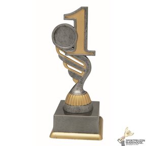 Voordelige Nummer 1 trofee met een antiek look - SS1722