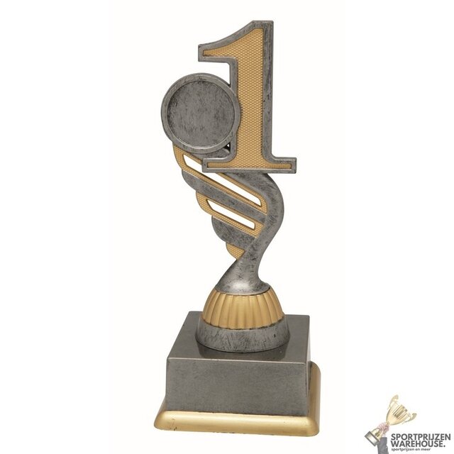 Voordelige Nummer 1 trofee met een antiek look Voordelige Nummer 1 trofee met een antiek look