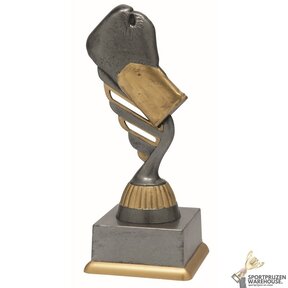 Voordelige Boks trofee met een antiek look - SS1829