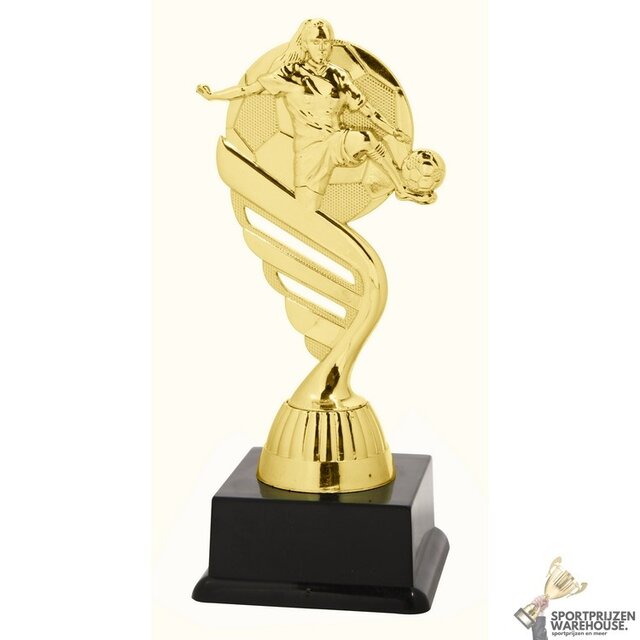 Voordelige gouden Voetbal Dames trofee