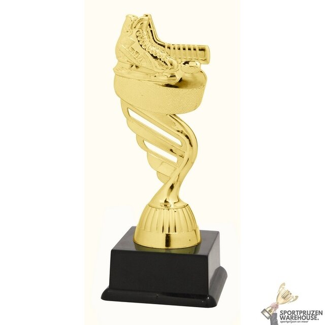 Schaats trofee - in het Goud of Antieklook
