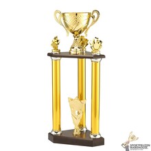 Luxe Wissel trofee met een Gouden accent kleur - LT.086