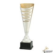 Luxe wisselbokaal met goud accent