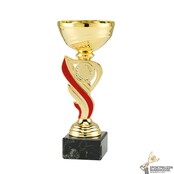 Unieke trofee met een Rode accent kleur Unieke trofee met een Rode accent kleur