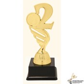 Voordelige gouden Nummer 2 trofee