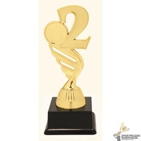 Voordelige gouden Nummer 2 trofee - SS1703