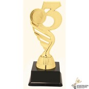 Nummer 3 Trofee - in het Goud of Antieklook
