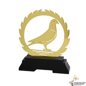 Duiven sport Trofee in verschillende afmetingen