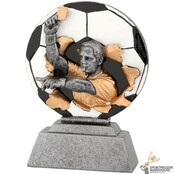 Voetbal award in diverse hoogtes