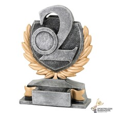Nummer 2 resin trofee - FG152