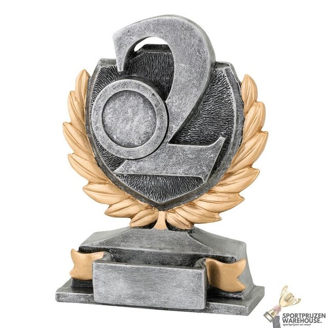 Nummer 2 resin trofee