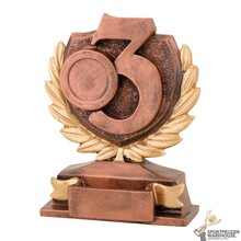 Nummer 3 Resin trofee - FG153