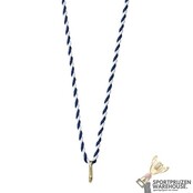 Gedraaid halslint Blauw-Wit Gedraaid halslint Blauw-Wit
