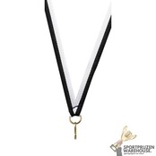 Smal Halslint Zwart/Wit