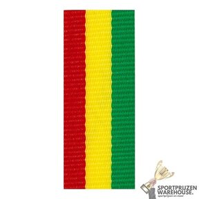 Gedraaid halslint Rood-Groen-Geel - V4.R-G-G