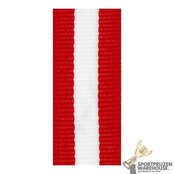 Smal Halslint Rood/Wit/Rood