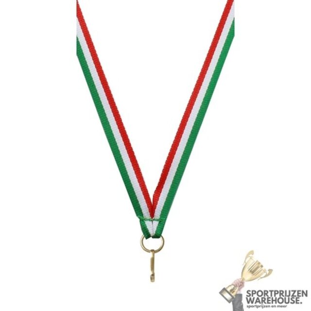 Smal Halslint Rood/Groen/Wit Smal Halslint Rood/Groen/Wit