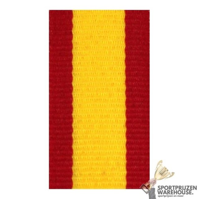 Smal Halslint Rood/Geel/Rood Smal Halslint Rood/Geel/Rood