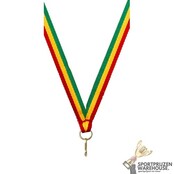 Smal Halslint Rood/Geel/Groen