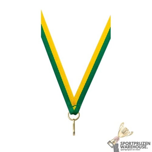 Smal Halslint Groen/Geel