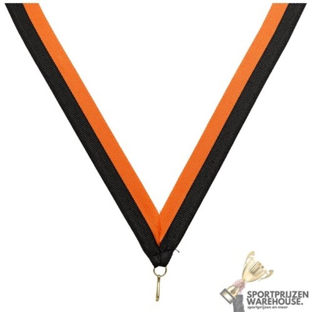 Halslint Zwart/Oranje