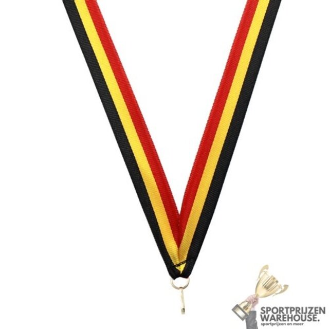 Halslint Zwart/Geel/Rood Halslint Zwart/Geel/Rood