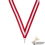 Halslint Rood/Wit/Rood