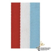 Halslint Rood/Wit/Lichtblauw