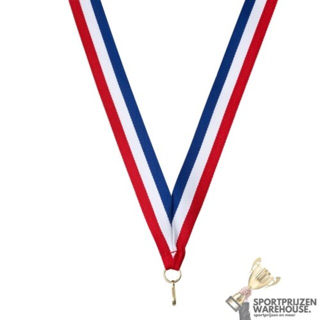 Halslint Rood/Wit/Blauw