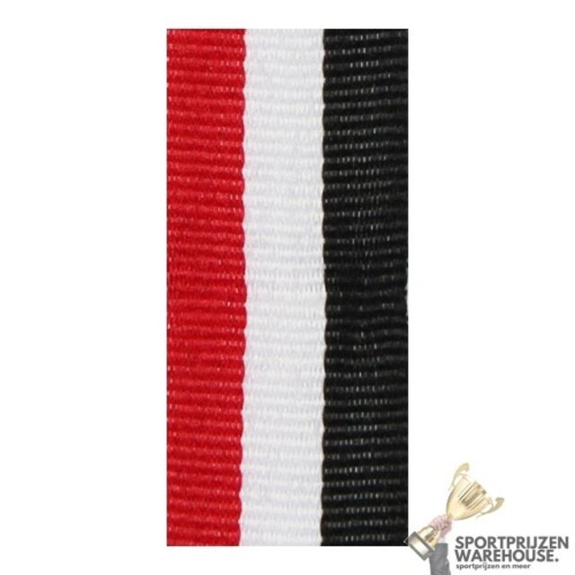 Halslint Rood/Wit/Zwart