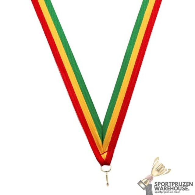 Halslint Rood/Geel/Groen