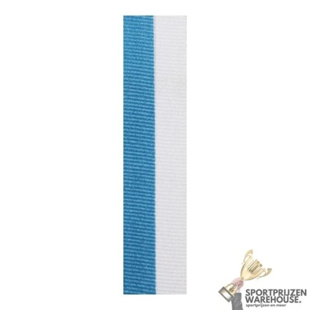 Halslint Lichtblauw/Wit Halslint Lichtblauw/Wit