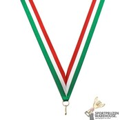 Halslint Groen/Wit/Rood