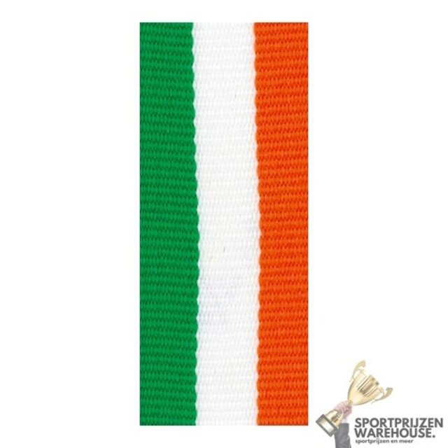 Halslint Groen/Wit/Oranje