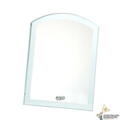 Halve maan glazen award in verschillende afmetingen