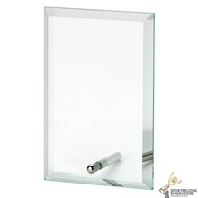 Rechtopstaande glazen award in verschillende afmetingen - W303