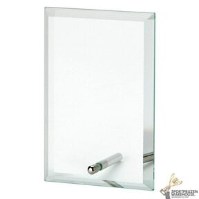 Rechtopstaande glazen award in verschillende afmetingen - W303