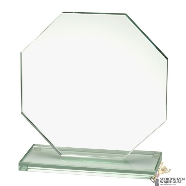 Unieke glazen award in verschillende afmetingen