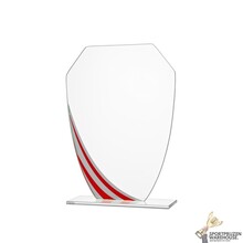 Rode glazen award in verschillende afmetingen - W193.08