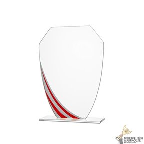 Rode glazen award in verschillende afmetingen - W193.08